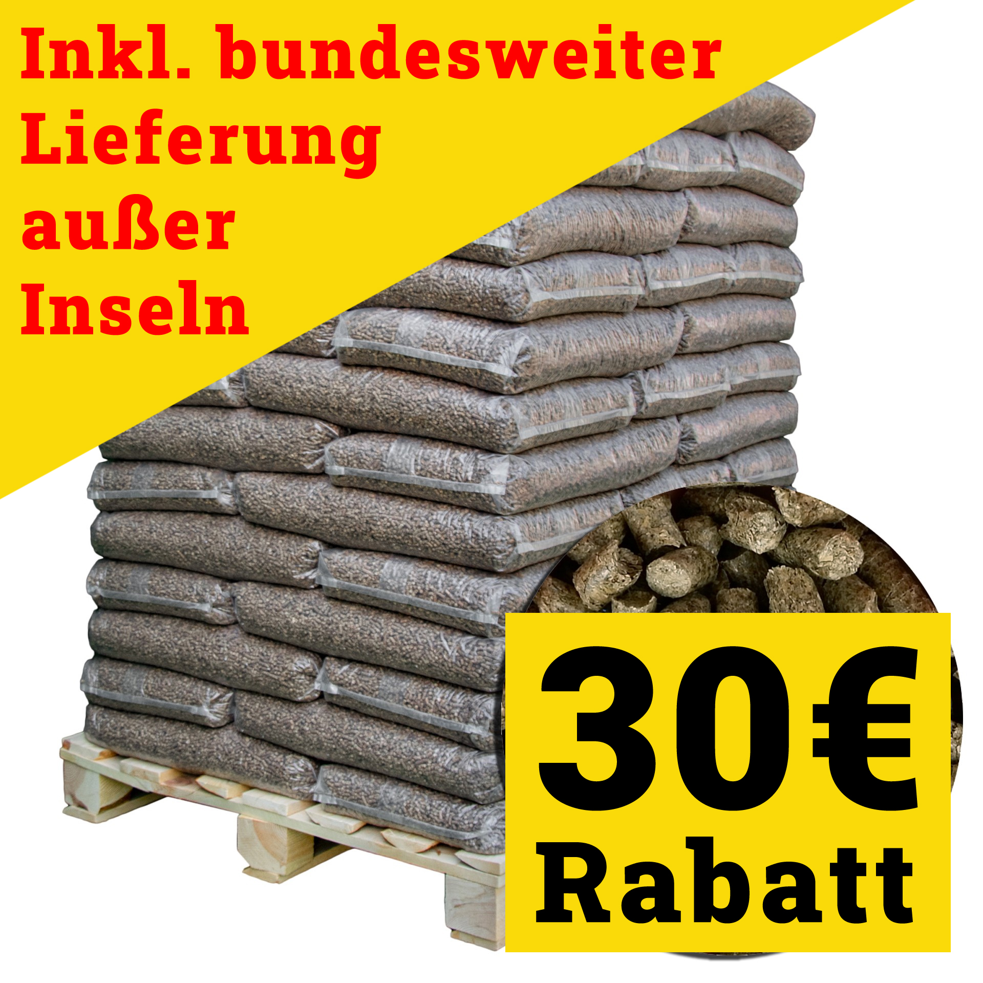 960kg Einstreu-Pellets aus Weizenstroh 960kg Einstreu-Pellets aus Weizenstroh