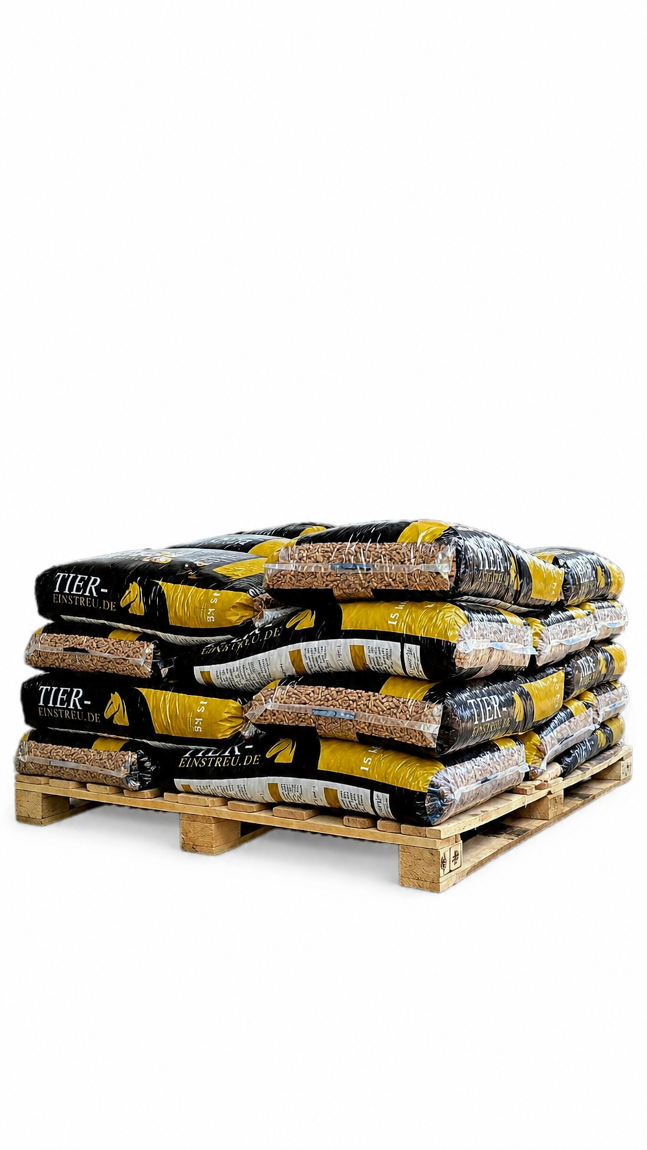 195kg Premium-Einstreu-Pellets aus Holz