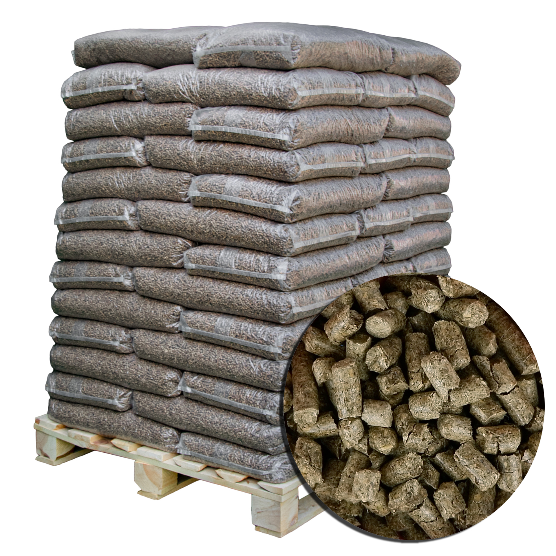 960kg Einstreu-Pellets aus Weizenstroh und Rapsstroh 960kg Einstreu-Pellets aus Weizenstroh und Rapsstroh