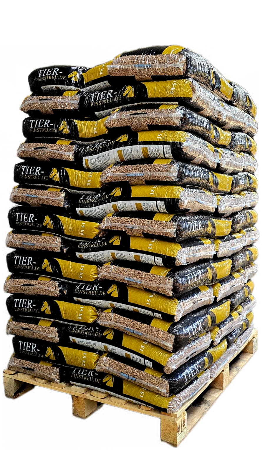 195kg Premium-Einstreu-Pellets aus Holz