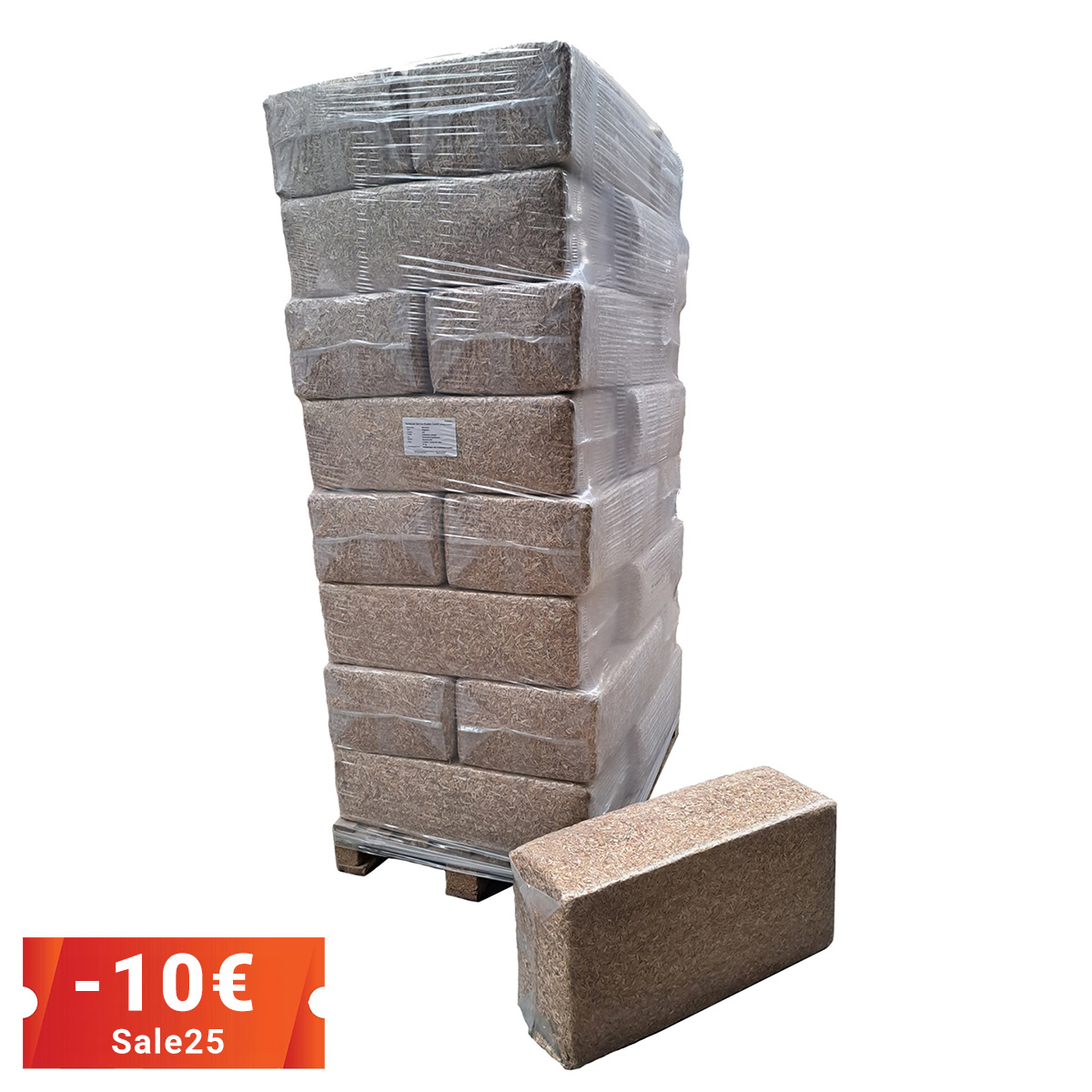 480kg (24x20kg Ballen) Einstreu-Häcksel aus Miscanthus / Chinaschilf / Elefantengras