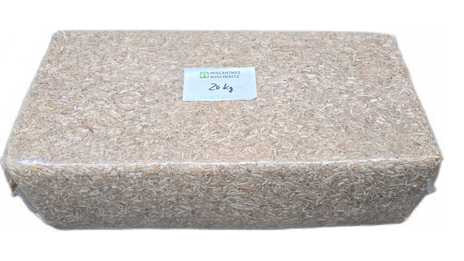 480kg (24x20kg Ballen) Einstreu-Häcksel aus Miscanthus / Chinaschilf / Elefantengras