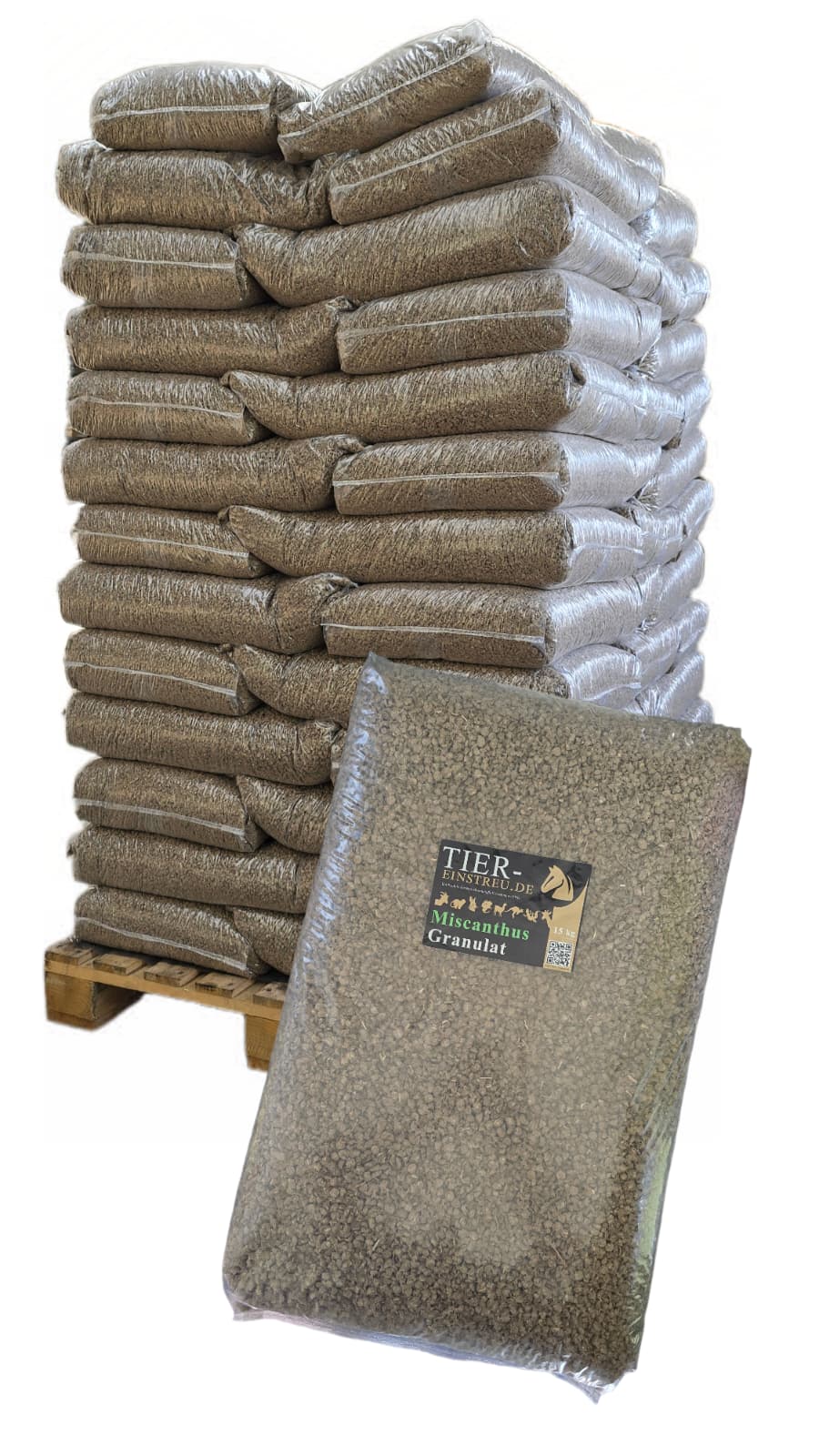 960kg Pferdeeinstreu aus Miscanthus-Granulat