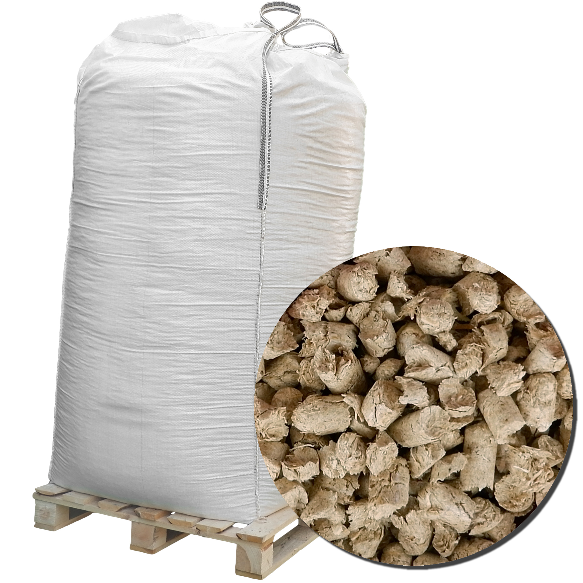 1000kg BigBag: Einstreu-Pellets aus Miscanthus / Chinaschilf / Elefantengras 1000kg BigBag: Einstreu-Pellets aus Miscanthus / Chinaschilf / Elefantengras